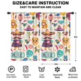 thumbnail image 2 of Blackout Kids Curtains,Colorful Mexican Elements Childrens Insulated Curtains Set Of 2,Bedroom Essentials,Toddler Room Decor 52"x84", 2 of 5