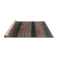 thumbnail image 2 of Ahgly Company Machine Washable Indoor Rectangle Solid Turquoise Blue Modern Area Rugs, 2' x 5', 2 of 4