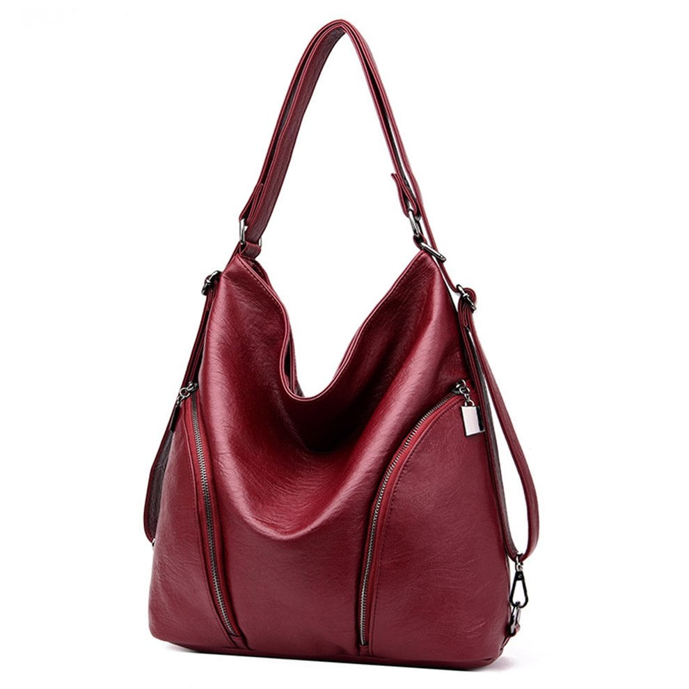 Genuine Leather Woman Bag Color Red Genuine Leather Woman Bag Color Red