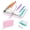 Pink, variant on Waterproof Pill Organizer Set - 7 Pouch Travel Pill Case, Weekly Vitamin Medication Storage, Zipper EVA Reusable Container, Green