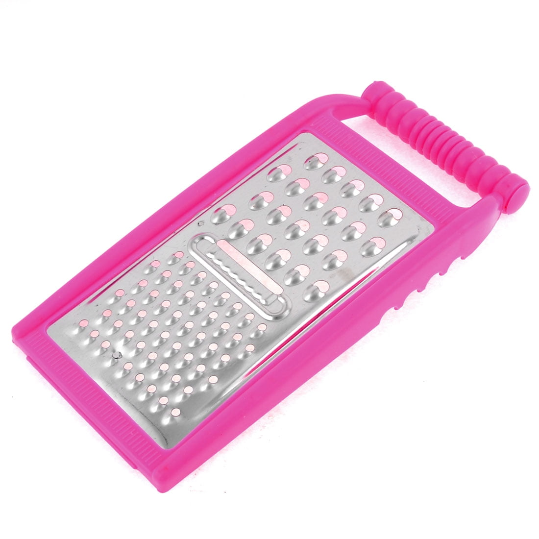 Home Kitchen Fuchsia Plastic Frame Vegetable Peeler Cheese Fruit Grater
