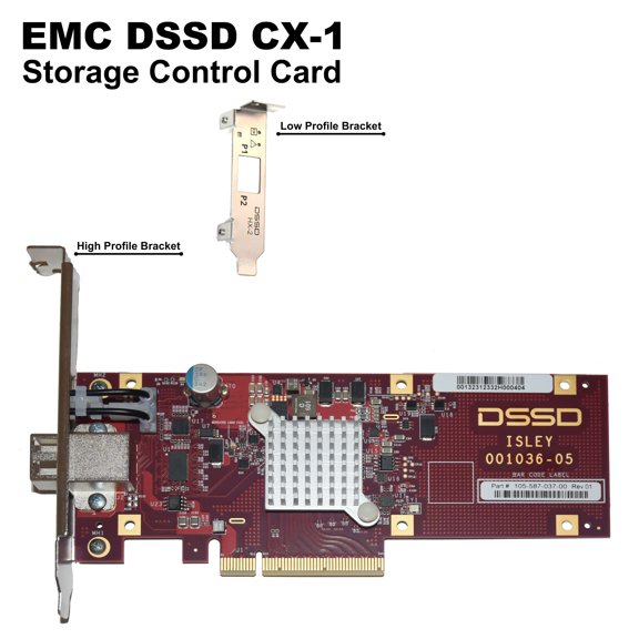 Pre-Owned Dell EMC DSSD D5 SAS Controller Card for CX-1 Isley 001036-05 - 6T52H
