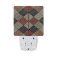 thumbnail image 5 of Yayeee LED Plug in Night Light for The Home with Auto Dusk to Dawn Light Sensors, 2 Pack, Checkered Pattern, 5 of 6