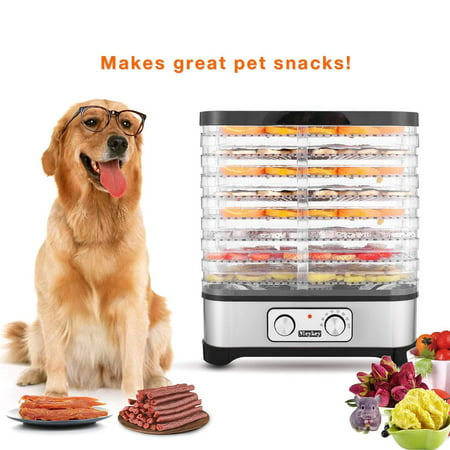 8 LayersFood Dehydrator, Electric Digital Food Dehydrator Machine for Jerky, Fruit, Vegetables & Nuts, Vegetable Dryer with Timer and Temperature Control  with LCD Display Screen (Best Dehydrator For Jerky)