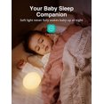 thumbnail image 4 of shiyou-Night Light for Kids with Color Changing Mode & Dimming Function, Rechargeable Baby Egg Night Light with 1 Hour Timer&Touch Control, up to 100H, Wood Grain, 4 of 4