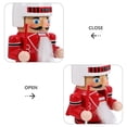 thumbnail image 2 of EASTIN Christmas Nutcracker Tall Nutcracker Wood Nutcracker Nutcracker Decor Hockey Home Decoration Red, 2 of 6