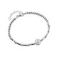 thumbnail image 3 of Pulsera de tulipán de plata S925 Love Rocky con cuentas de bambú ligeras unidas, pequeña y fresca pulsera S5507, 3 of 5
