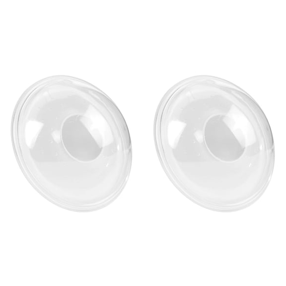 SkyAuks 2Pcs Breast Pumps Food Grade Transparent Silicone BPA Free Wearable Breast Milk Collector for Home