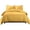 Gold, variant on Sheetsnthings Viscose from Bamboo 4PC Bedding Set- Medium Weight Down Alternative Comforter and Duvet Cover with Shams (King/California King Periwinkle)