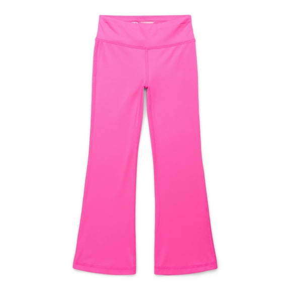 Athletic Works Girls Active Flare Leggings with UPF 30, Sizes 4-18 & Plus