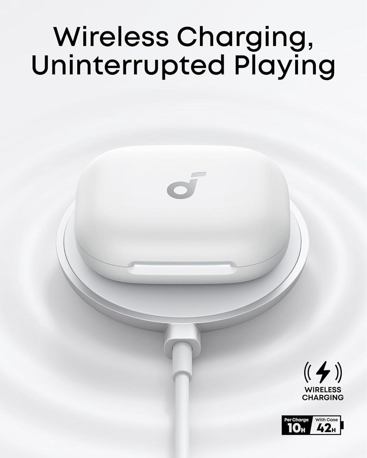 Soundcore AeroFit 2 Open-Ear Translation Earbuds, 4 Adjustable Positions, 2× Richer Bass, Hi-Res, 42H Playtime, IP55, AI Clear Calls, Wireless Charging