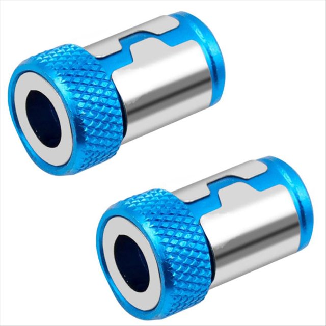 Anillo Magnético de Cabeza de Destornillador, Tornillo Magnetizador Mejorado Extraíble para Destornillador Hexagonal y Brocas Eléctricas, 2 Piezas