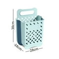 thumbnail image 5 of Organizer Basket Wall Mounted Punch Free PP Portable Dirty Laundry Basket for Home, 5 of 8