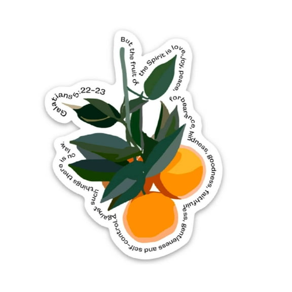 Sticker | Fruit Of The Spirit | Hand Lettering Only