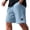 Light Blue, variant on Yifymode Men Daily Jacquard Texture Shorts Waffle Embroidered Casual Vacation Beach Shorts with Pockets,Dark Gray L
