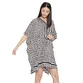 thumbnail image 5 of Gypsie Blu Women Short Kaftan Plus Size Summer Cover Up Tunic Beach Dress Casual Wear Mini Caftan Womens Dresses Online, 5 of 7