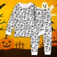 Big Boys Outfits Sets Pumpkin Ghost Skeleton Pajama Long Sleeve ...
