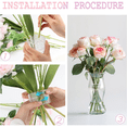 thumbnail image 5 of Spiral Ikebana Stem Holder,Spiral Holder for Flowers,4pcs DIY Bouquet Kit Flowers, 5 of 8