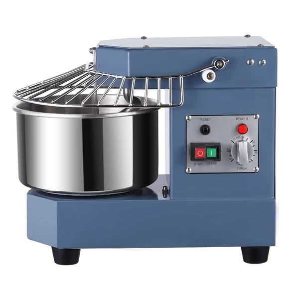 Commercial Dough Mixer 8.5Qt, 450W Dual Rotating Dough Kneading Machine with Stainless Steel Bowl, Electric Spiral Mixer for Bakery Pizzeria