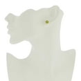 thumbnail image 3 of GlassOfVenice Murano Glass Tiny Stud Earrings - Herb Green, 3 of 4
