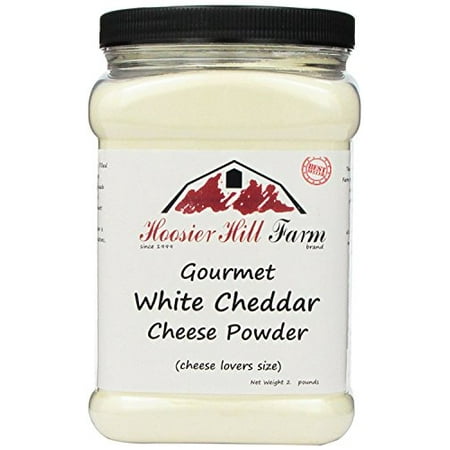 Hoosier Hill Farm Gourmet White Cheddar Cheese Powder, Cheese Lovers, 2 lb plastic (Best Way To Store Cheddar Cheese)