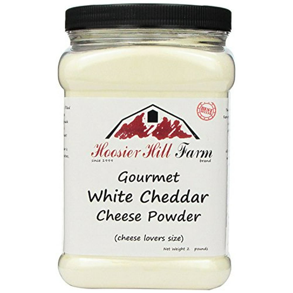 Hoosier Hill Farm Gourmet White Cheddar Cheese Powder, Cheese Lovers, 2 lb plastic jar Walmart