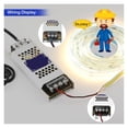 thumbnail image 3 of Ultra Thin Led Power Supply, DC 12V 24V Smooth Lighting Transformer Adapter, 60W AC190- Driver, For WS2815 LED Strip ,Easy to Use, 3 of 7