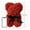 L, variant on Artificial Foam Rose Bear - Perfect Gift for Valentine's Day, Mother's Day, Weddings, and Anniversaries