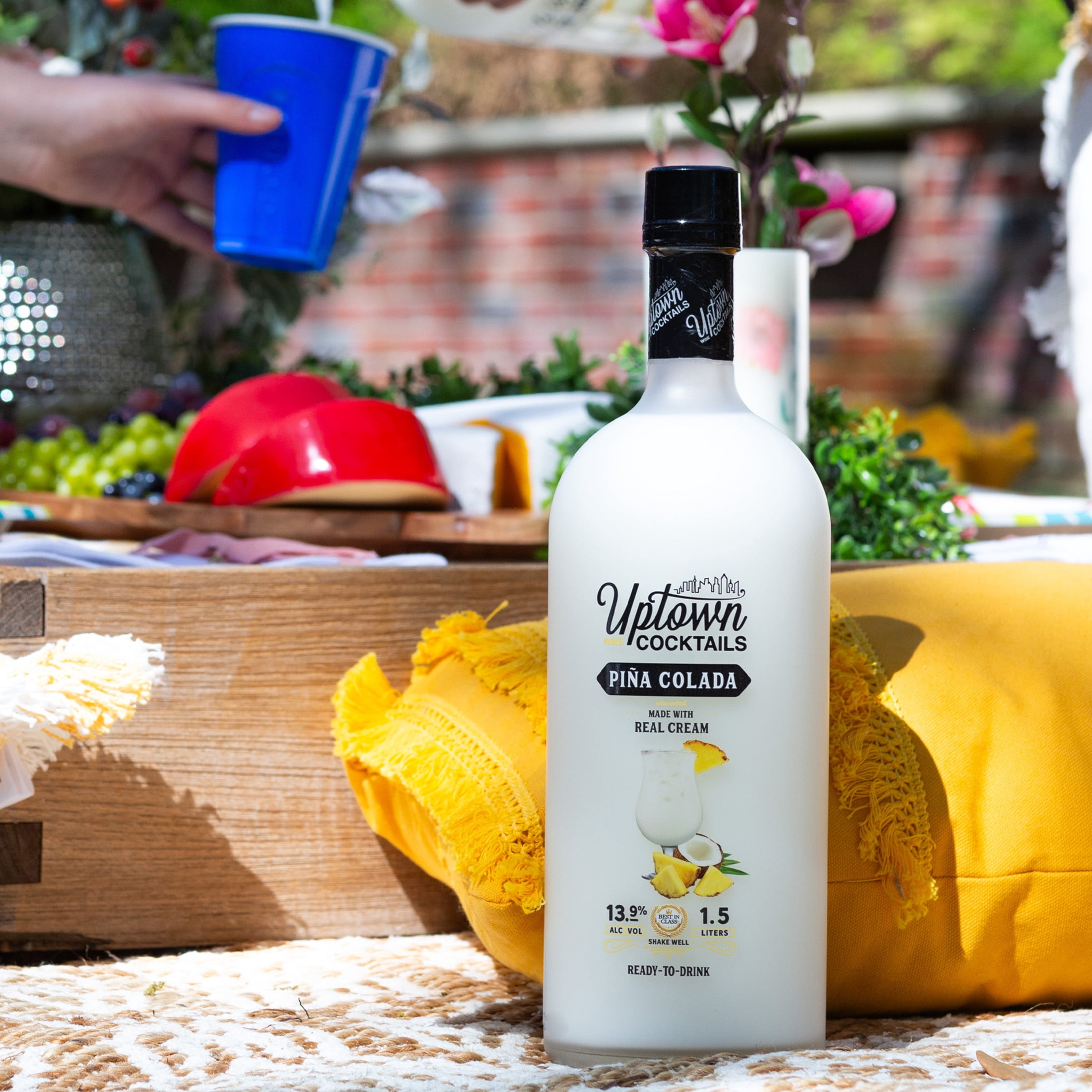 Uptown Cocktails Piña Colada, 1.5 L Bottle, ABV 13.9%