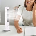 thumbnail image 4 of Tower Fan for Bedroom Bladeless Usb Powered Quiet Air Circulation Compact Abs Material White, 4 of 8