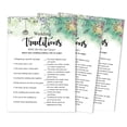 thumbnail image 1 of Inkdotpot 50-PackGreenery FloralWhy Do We Do That Bridal Wedding ShowerGameBachelorette Party ActivityGameCards, 1 of 1