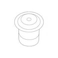 thumbnail image 4 of New Genuine Nissan Frontier Body Mount Insulator OE 955209CA0A, 4 of 10
