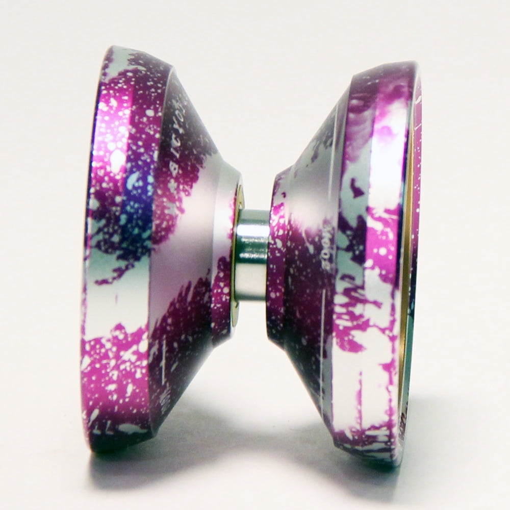 MagicYoYo M002 April Aluminum Alloy 6060 Yo-Yo (Purple Silver)