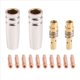thumbnail image 2 of 14 Piezas 15AK Accesorios de Antorcha de Soldadura Consumibles 0,6 mm Soporte de Boquilla de Gas de Antorcha MIG de 15AK MIG, 2 of 5