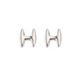 thumbnail image 1 of English Letter Earrings Chic Ear Jewelry for 1Pair Silver Earrings, 1 of 3
