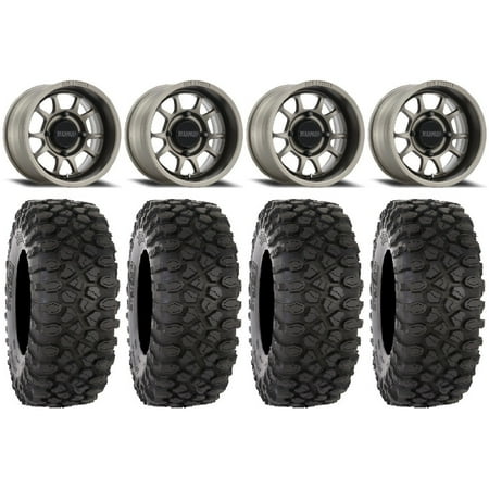 Method 409 15 Grey (5+2) Wheels 35 XC450 Tires Kawasaki Mule Pro FXT Method 409 15 Grey (5+2) Wheels 35 XC450 Tires Kawasaki Mule Pro FXT