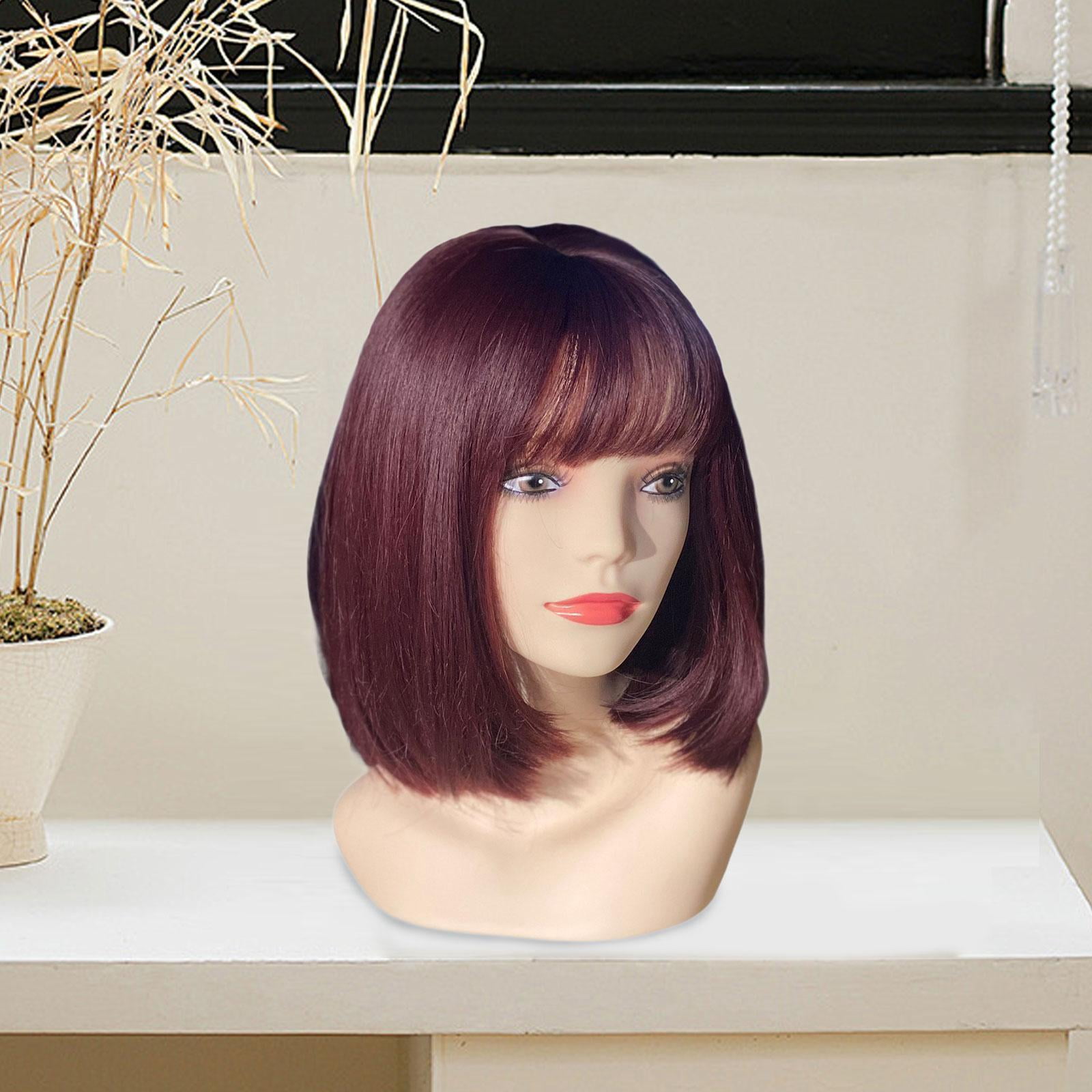 TOOYFUL Female Mannequin Head with Shoulder Displaying Display Manikin Head for
