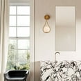 thumbnail image 7 of ECD Lighting Luxury Gold Vanity Lights Modern Wall Sconce Light Fixture - White Glass Shade Wall Lamp for Home Decor, Room Decor, Hallway, Bathroom, 7 of 7