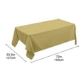 thumbnail image 2 of HengDidi Disposable Table Cover Large Rectangle Solid Color Party Banquet Decorations Easy Clean Wipeable 72x54In, 2 of 7