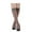 Gray, variant on INSPIRE CHIC Women's Silky Knee High Sheer Reinforced Toe Stockings White One Size
