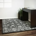 thumbnail image 7 of DynamicRugs AN69571263636 57126 Ancient Garden Collection 5.3 x 7.7 in. Traditional Rectangle Rug, Charcoal & Silver, 7 of 7