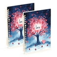 thumbnail image 2 of Love Tree Notebooks 1-subject Journal 60 Sheets A5 College Ruled Paper Detachable Ring 8.3"x5.7", 2 of 8