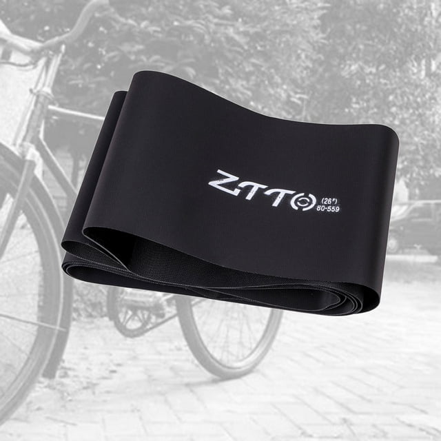 Revestimiento De Llantas De Llanta De Cinturón A Prueba De 26 pulgadas negro 80 mm shamjiam Revestimiento de llanta de bicicleta