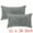 Grey, variant on Unique Bargains 4 Pcs Checkered Faux Fur Plush Throw Pillow Covers Home Decor Pillowcases Grey 12" x 20"