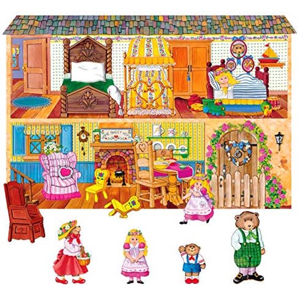 Little Folk Visuals Goldilocks & The Three Bears Precut Flannel/Felt