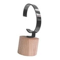 thumbnail image 5 of Milageto Watch Display Stand Organization Wooden Base Pocket Watch Stand Watch Holder Black, 5 of 8