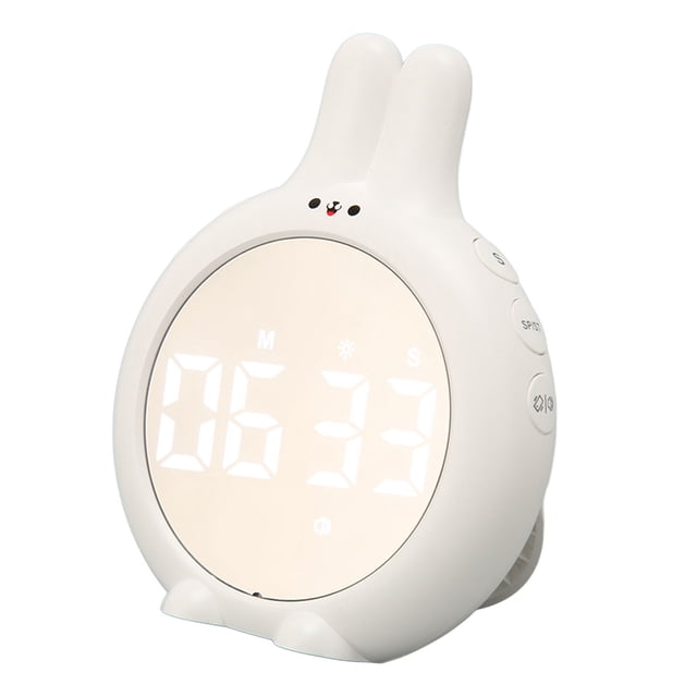 TEMPORIZADOR DE CUENTA REGRESIVA, Linda Forma de Conejito Back Magnetic Lcd Temporizador ATRAJO LA ATENCIÓN PARA EL APRENDIZAJE PARA LOS NIROS