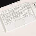 thumbnail image 3 of SDJMa Bluetooth Keyboard - Round Cap Keyboard Portable Mini BT Wireless Keyboard with Touchpad, Ultra-Slim Rechargeable Wireless Keyboard Android Windows PC Tablet, 3 of 7