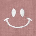 thumbnail image 2 of Dalix Smile Face Embroidered Cotton Relaxed Fit Short Sleeve Crewneck Tee Shirt Womens in Mauve M Medium, 2 of 5