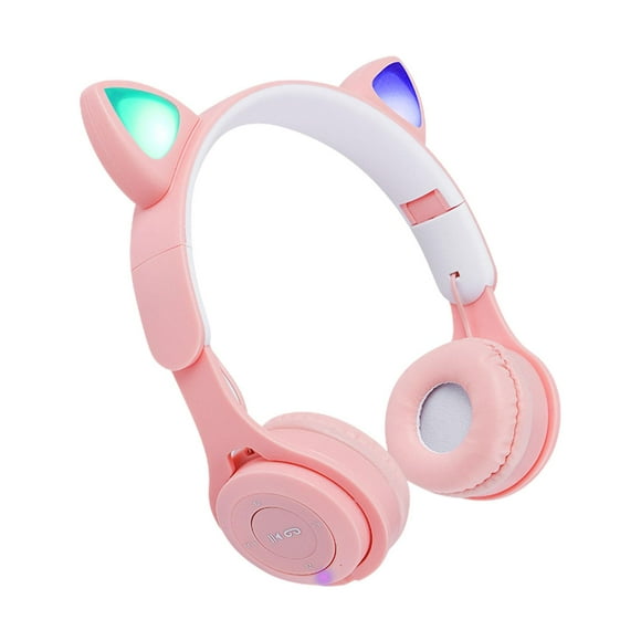 Kabellos Kopfhörer bluetooth 5.0 Katze Ohr LED-Licht Faltbare F1Z für X2O2